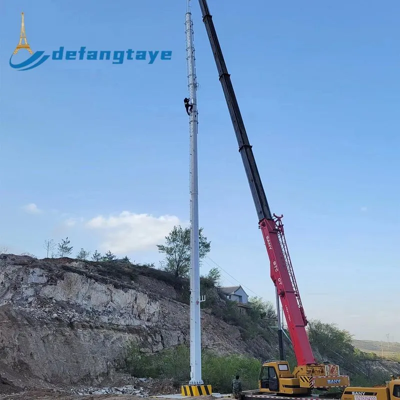 Monopole Tower Communication Pole Tower factory
